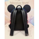 Loungefly Mickey Disney Adventure World Backpack – Multicolored Sequins Disneyland Paris