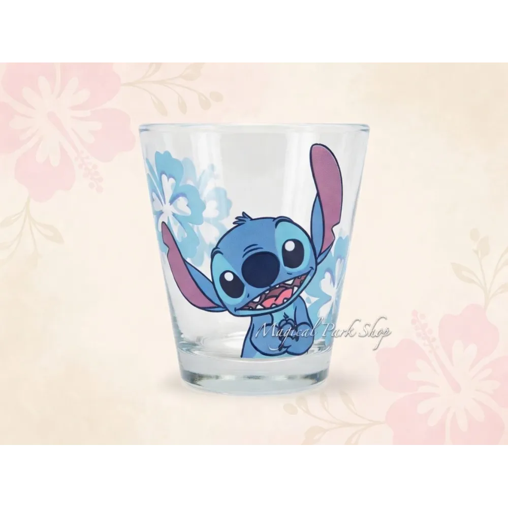 Verre Portrait  Disneyland Paris  – Stitch, Angel,Mickey, Minnie, Rémy ,Simba et Adventure World