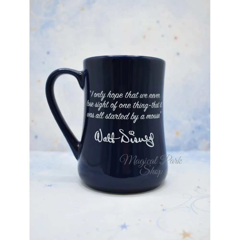 Disney Disneyland Paris Mickey & Walt Disney Quote Logo Mug