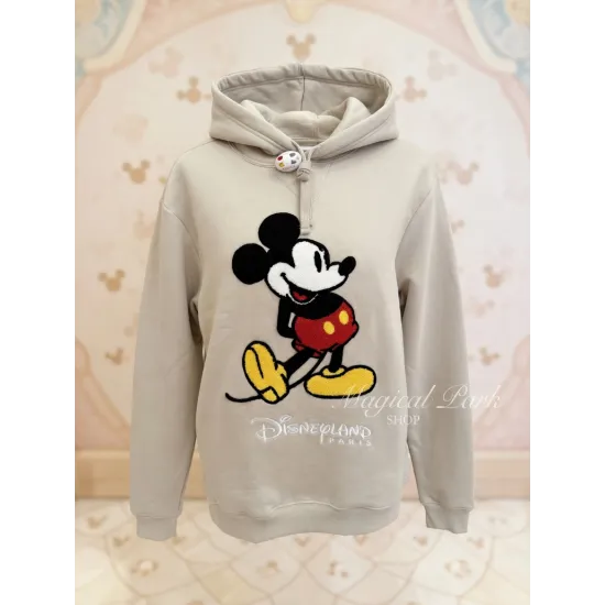 Disney Mickey adult hooded sweatshirt – Disneyland Paris beige