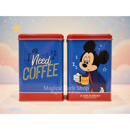 Café molido Disney Mickey – Colección Morning lata de metal 250g Disneyland Paris