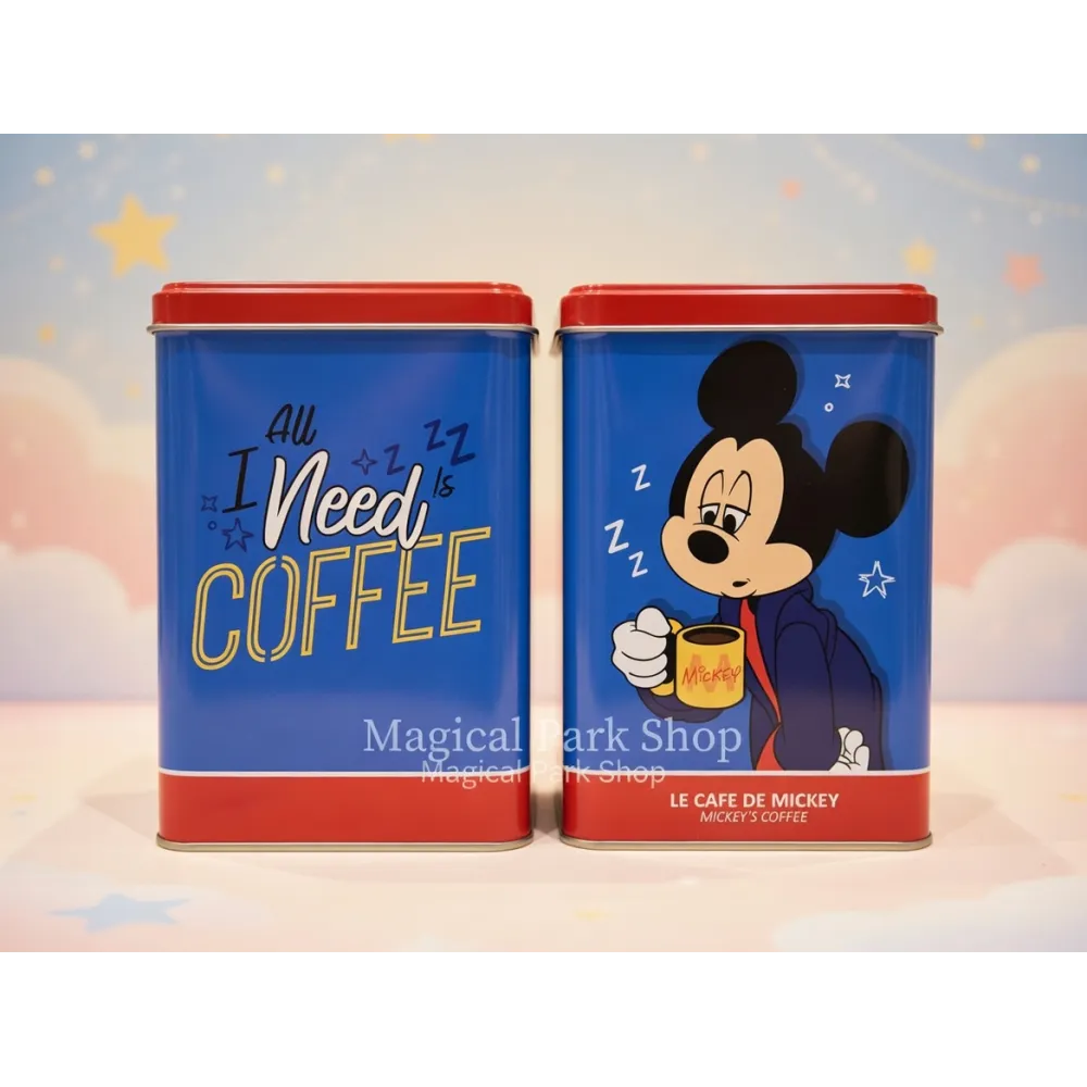 Disney Mickey gemahlener Kaffee – Morning Collection Metall-Dose 250 g Disneyland Paris