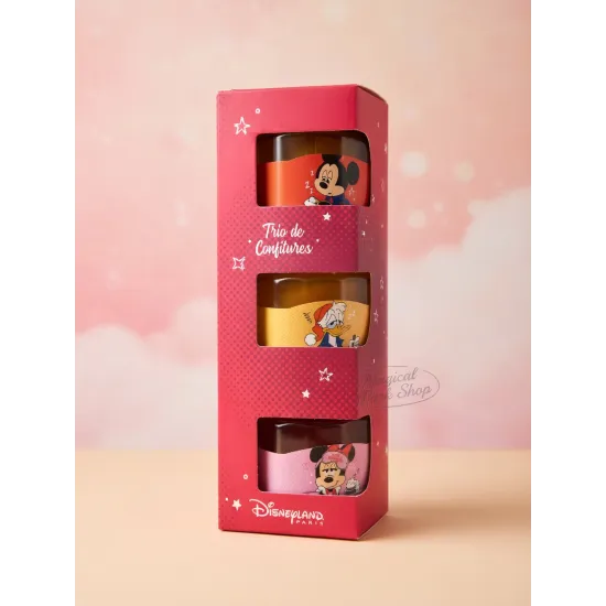 Trio de confitures Disney – Collection Morning coffret 3 saveurs 375g Disneyland Paris