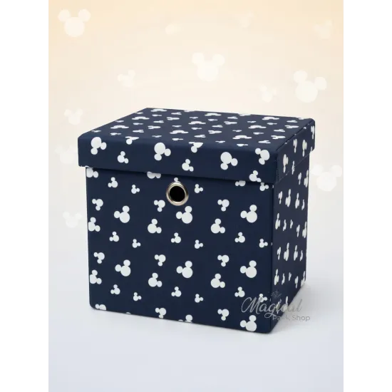 Caja de almacenamiento Disney Mickey – Cubo plegable con motivo icónico Disneyland Paris