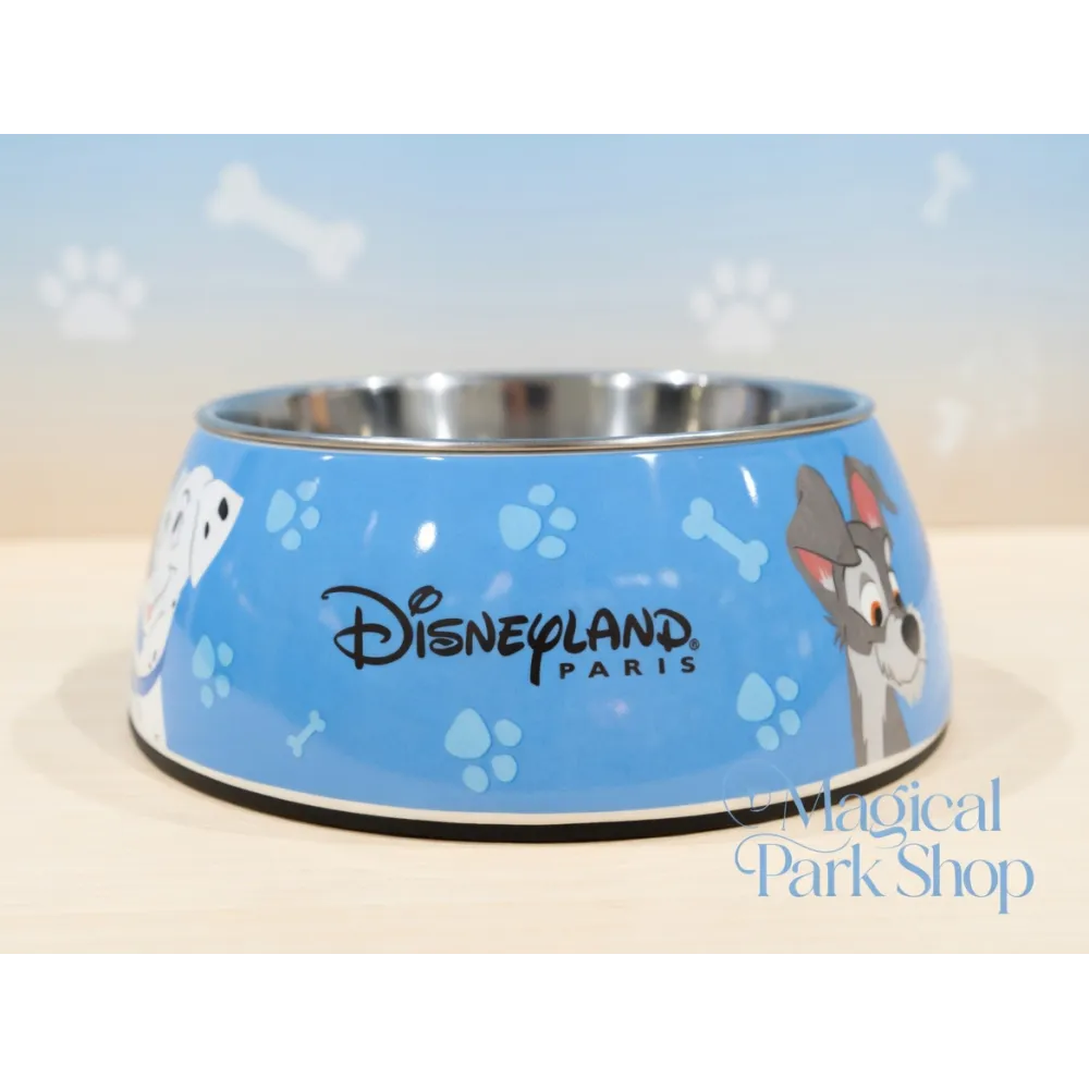 Gamelle Disney chien en acier inoxydable – Disneyland Paris (Bleu / Rose Princess)