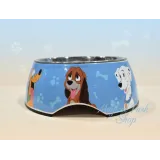 Disney Futternapf für Hunde aus Edelstahl – Disneyland Paris (Blau / Rosa Princess)