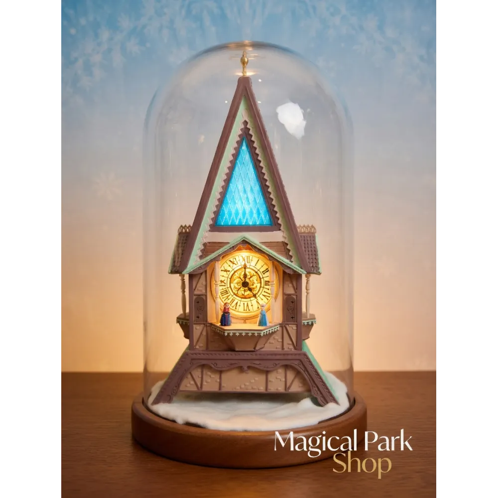 Reloj de cuco luminoso de Arendelle Anna y Elsa – World of Frozen Disneyland Paris
