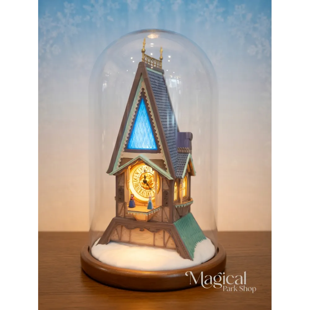 Reloj de cuco luminoso de Arendelle Anna y Elsa – World of Frozen Disneyland Paris