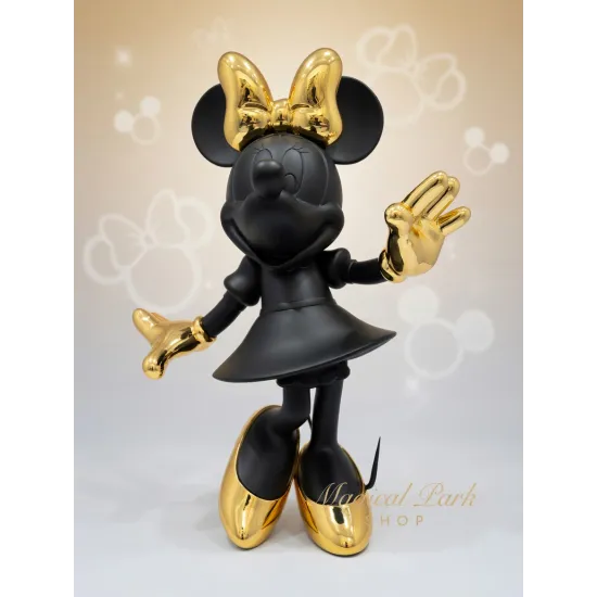 Minnie Welcome Leblon Delienne – Disney Disneyland Paris Figur Schwarz & Gold