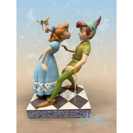 Wendy & Peter Pan Figur – Disney Traditions Jim Shore Disneyland Paris