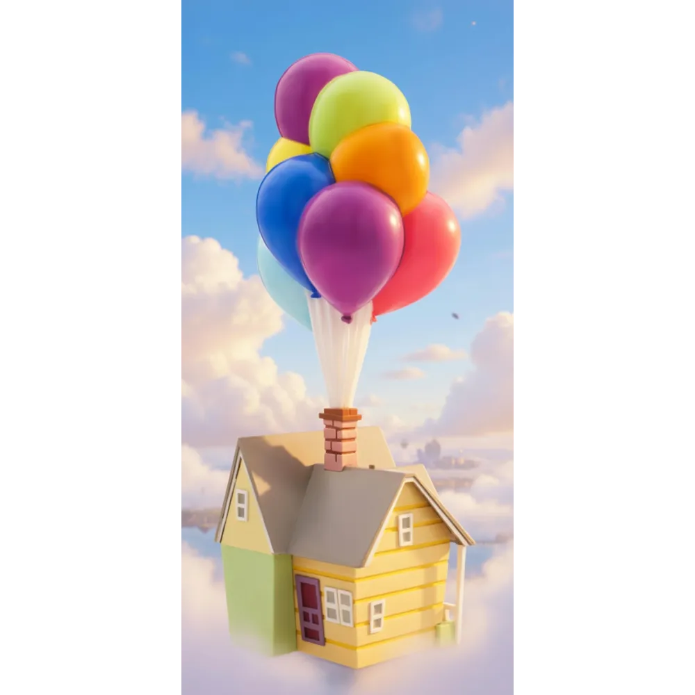 Nachttischlampe Haus Là-Haut – Disney Pixar UP Disneyland Paris
