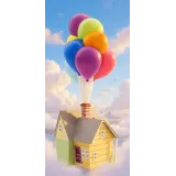 Nachttischlampe Haus Là-Haut – Disney Pixar UP Disneyland Paris