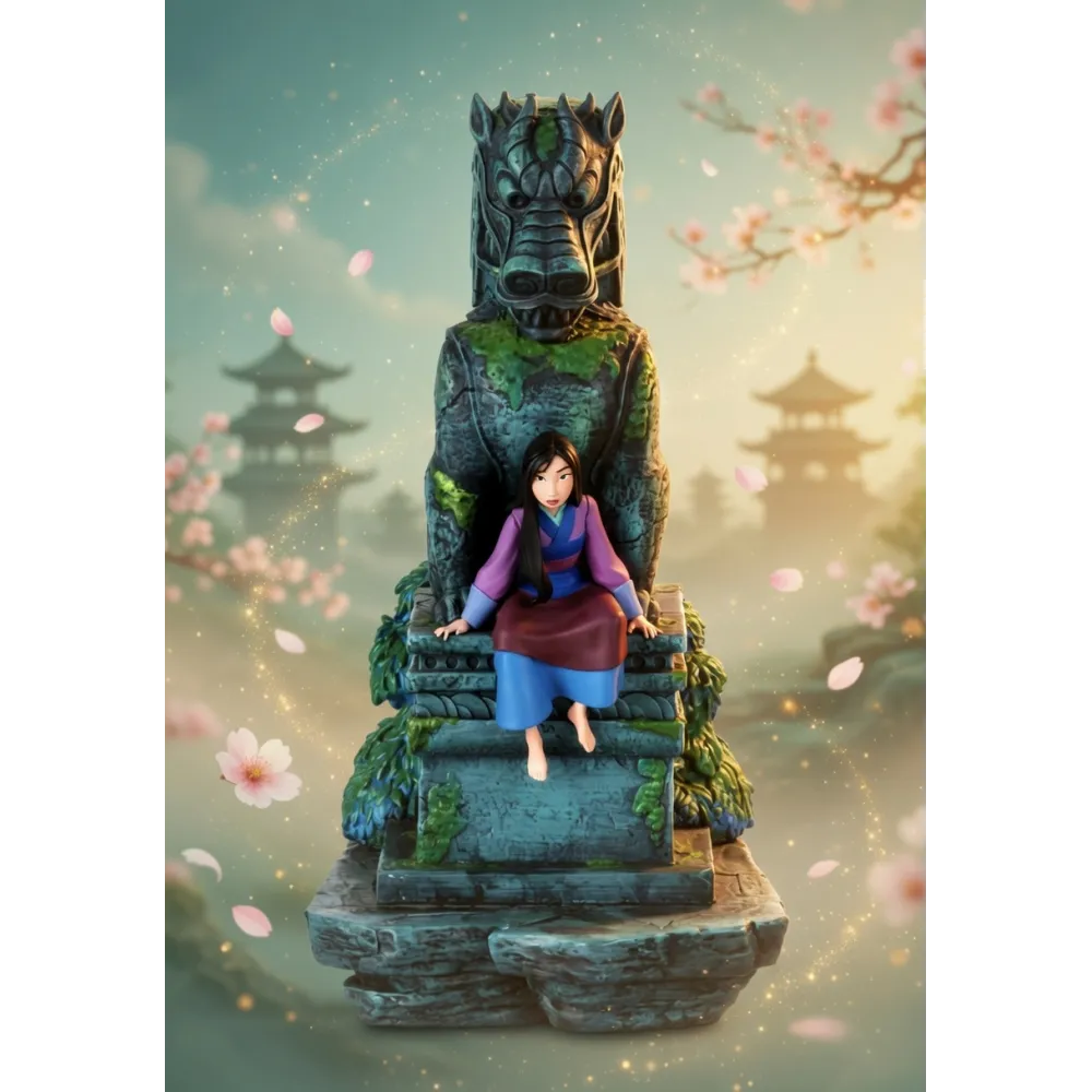 Disney Mulan Figur – Dekorative Statue der Kriegerprinzessin