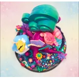 Figura de Alicia y el Gato de Cheshire Disney-Alicia en el País de las Maravillas Disneyland Paris