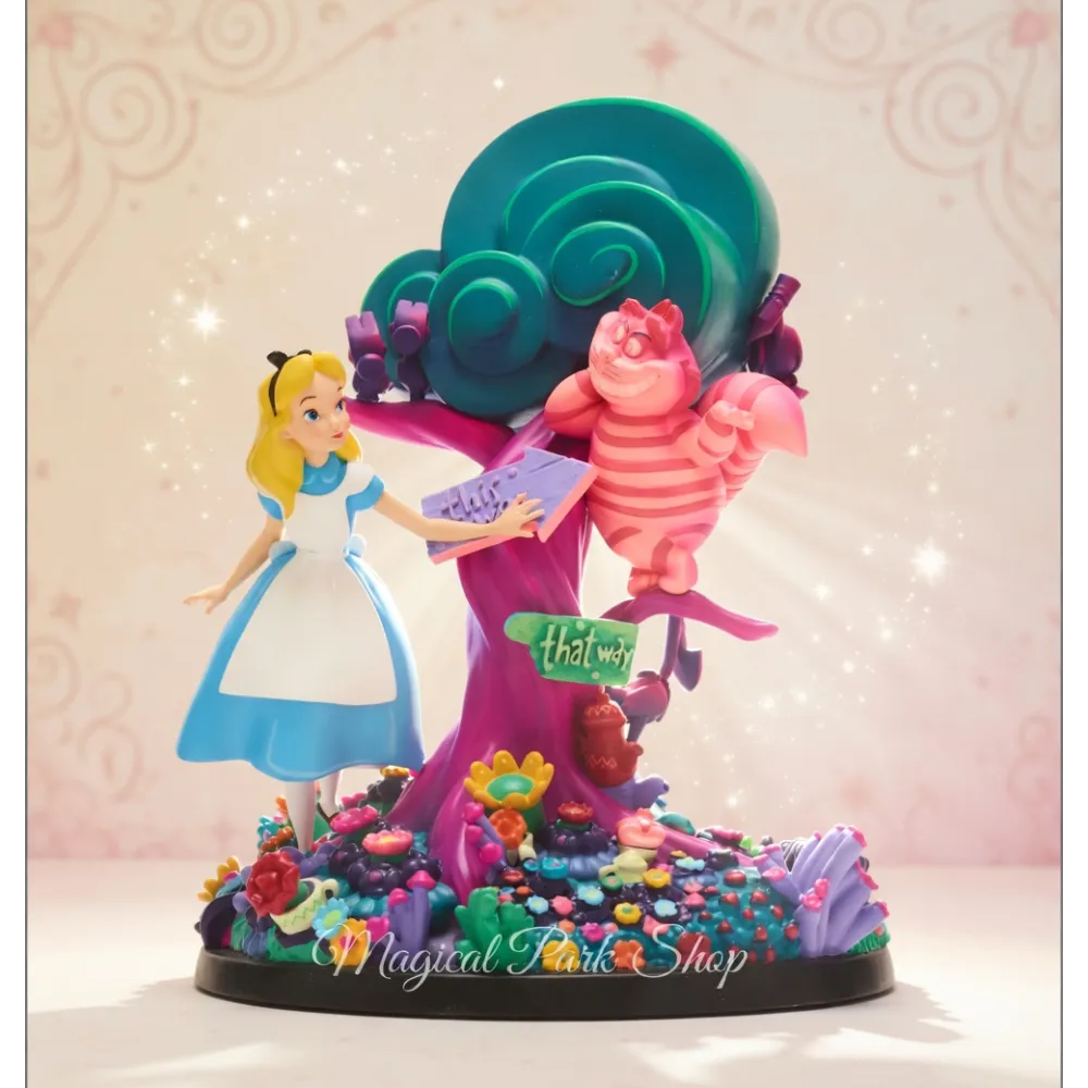 Disney Alice and the Cheshire Cat Figure Alice in Wonderland Disneyland Paris
