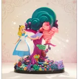 Figurine Alice et le Chat du Cheshire Disney-Alice aux pays des merveilles Disneyland Paris