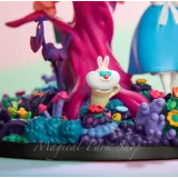 Figurine Alice et le Chat du Cheshire Disney-Alice aux pays des merveilles Disneyland Paris