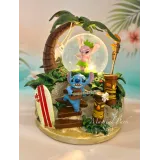 Disneyland Paris Schneekugel Musical Stitch und Angel Disney