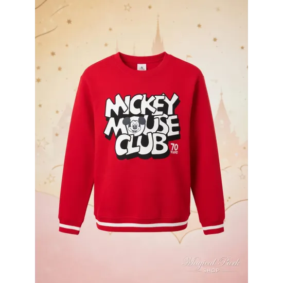 Mickey Mouse Club red sweatshirt – Official Disneyland Paris collection