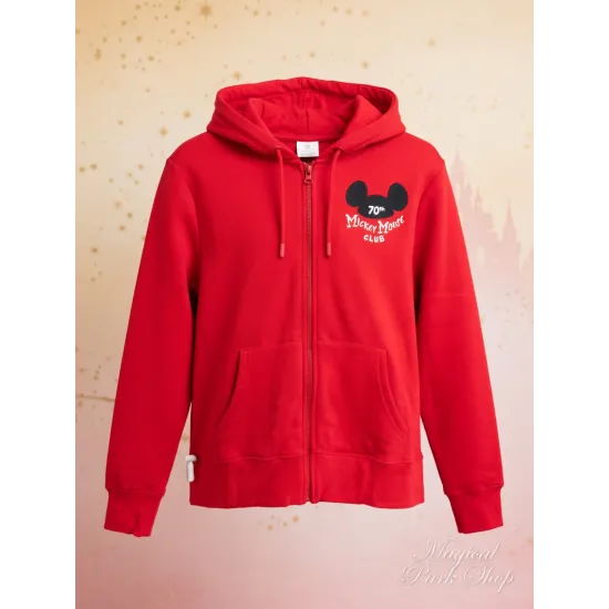 Sudadera con cremallera Mickey Mouse Club – Colección oficial Disneyland Paris