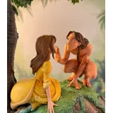 Leuchtfigur Tarzan & Jane – Szene unter dem Baum Disneyland
