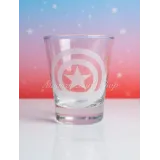 Marvel Captain America Glas – Ikonisches Schild-Design Dsineyland Paris