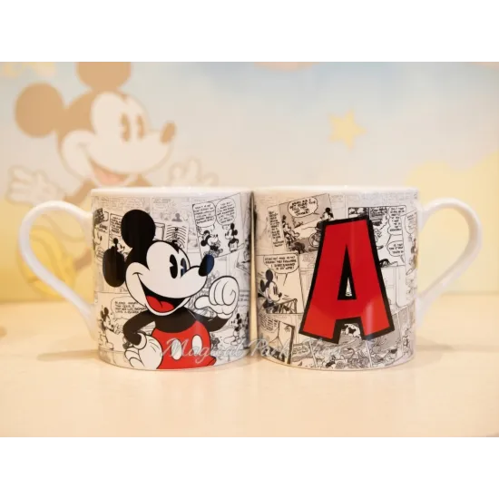 Disney Mickey Tasse Buchstabe A bis Z – Alphabet Tasse Disneyland Paris