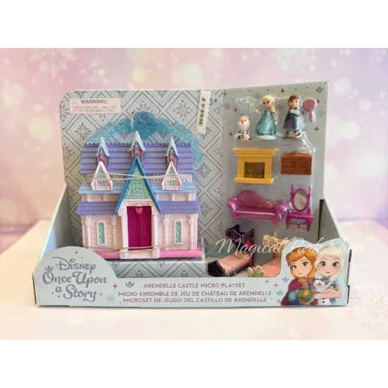 Set Disney Once Upon a Story – Palacio y casas de princesas con figuritas de Disneyland Paris
