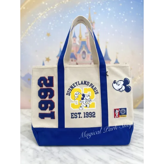 Disneyland Paris Mickey 1992 tote bag grand size