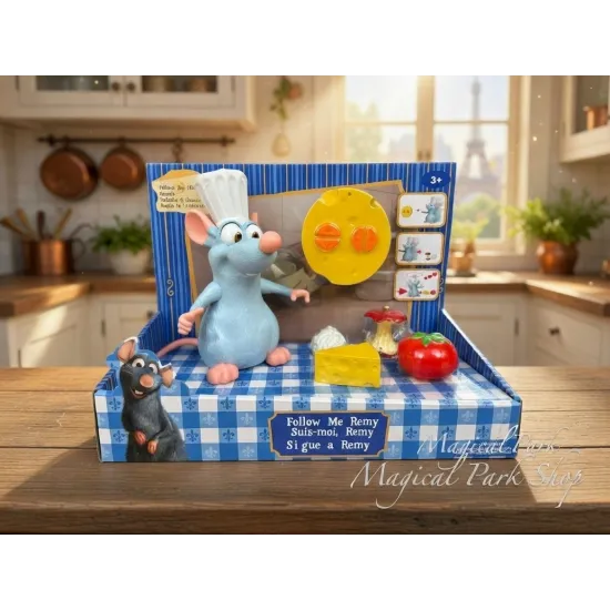 Toy Remy Ratatouille interactive figurine Disney Pixar Dsienyland Paris