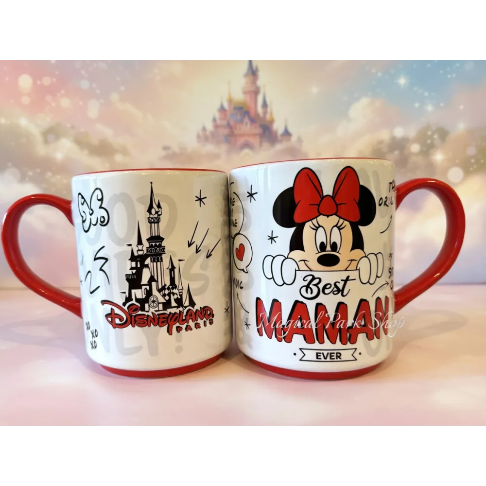 Personalisierte Disney-Tasse Mickey & Minnie – Familienkollektion Disneyland Paris