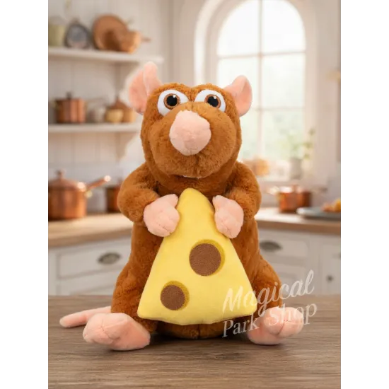 Disney Emile Ratatouille Plush – Mouse plush with cheese