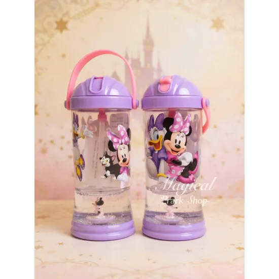 Disney Trinkflasche mit Strohhalm für Kinder – Cars, Prinzessinnen, Die Eiskönigin, Minnie, Spider-Man